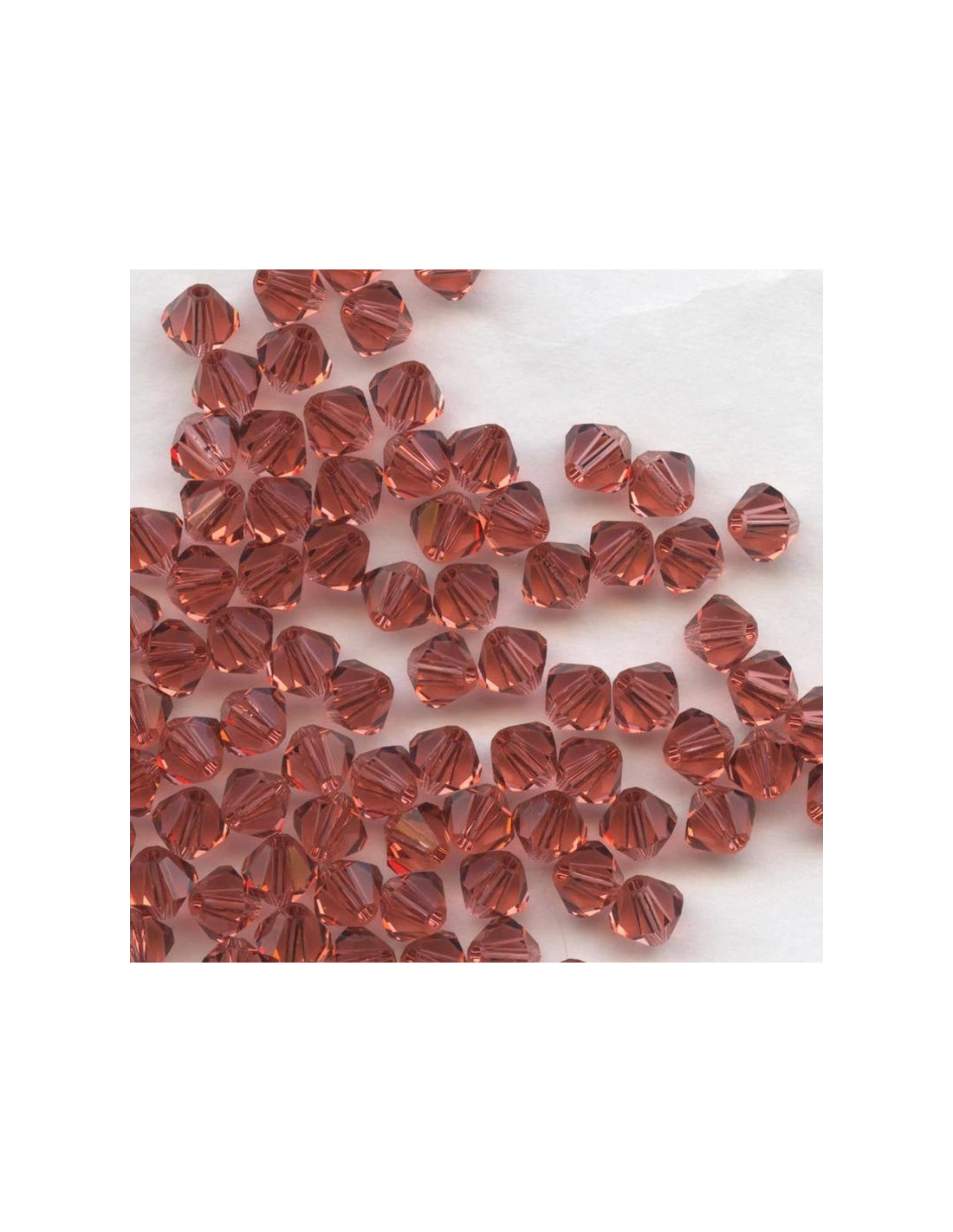 Bicone Swarovski mm 4 Padparadsha - 144 pcs - Biconi