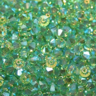 Bicono Swarovski mm 4 Peridot AB - 144PZ 2