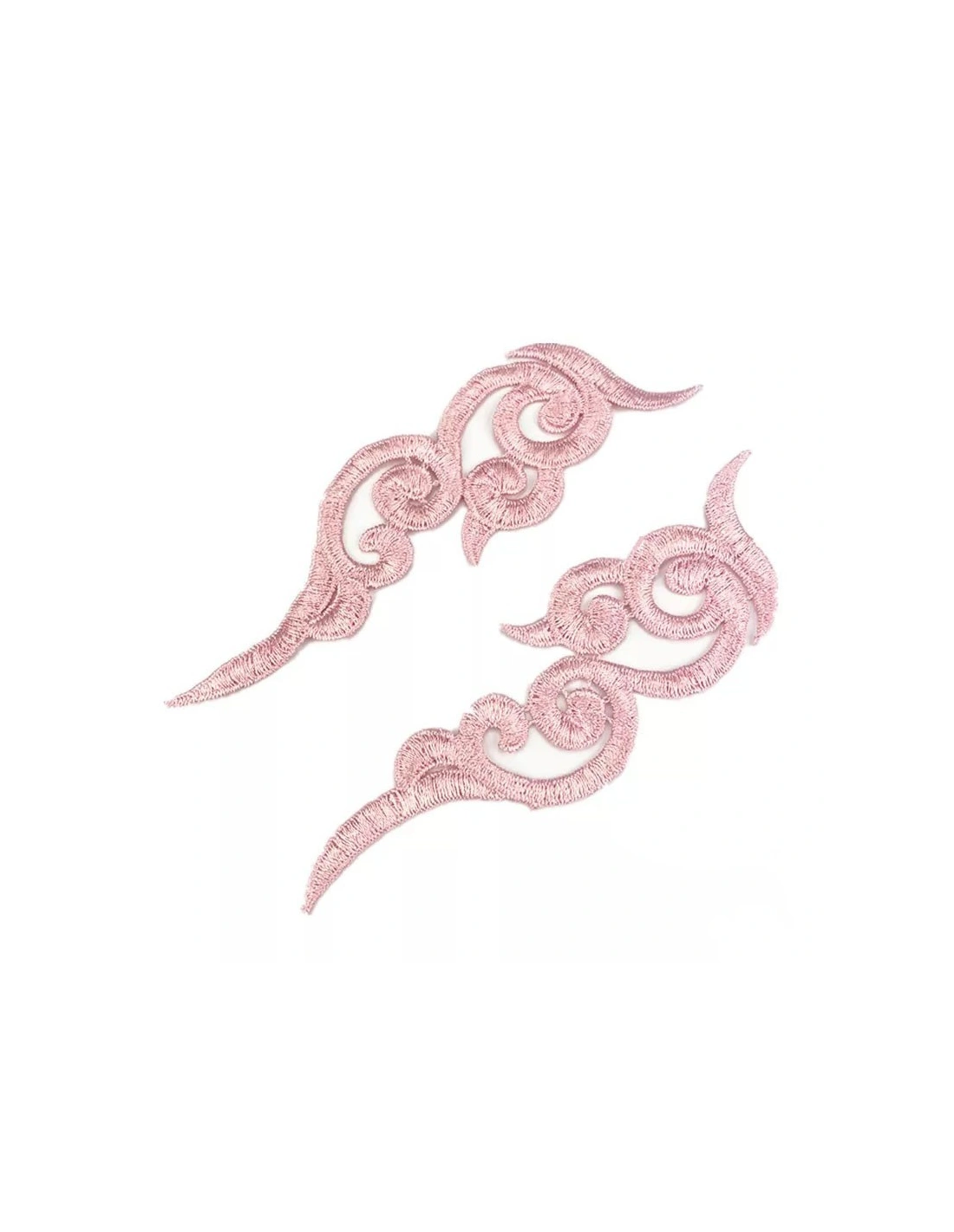 Application embroidered fabric Gold 18x5 cm - 1PA - Applications for Leotards and Dresses