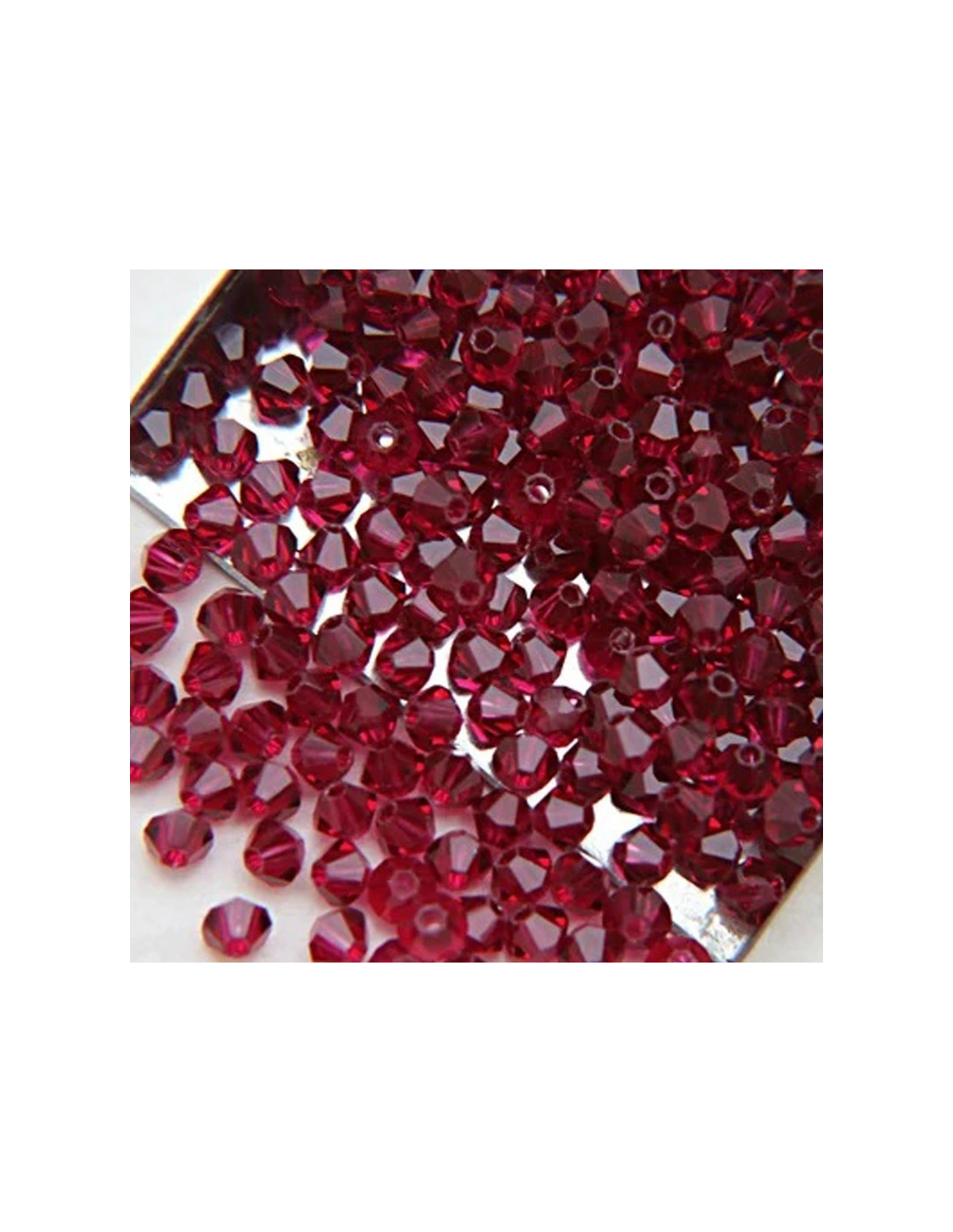 Bicono Swarovski mm 4 Ruby - 144PZ