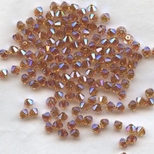 Bicone Swarovski mm 4 Topaz... 2