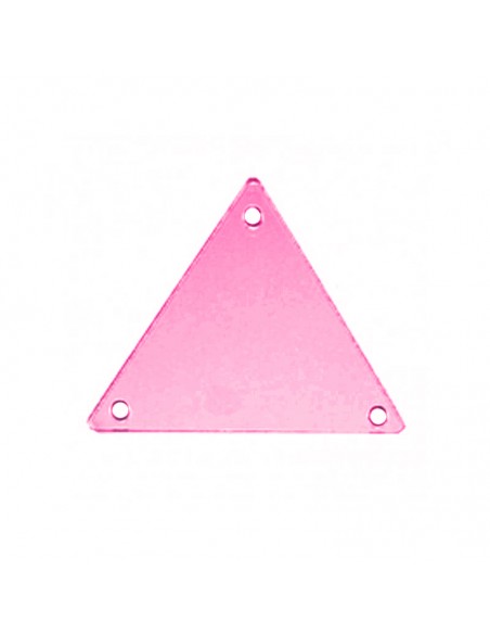 Specchietto Triangolo mm 23 Fuchsia - 10PZ Specchietto Triangolo mm 23 Fuchsia - 10PZ
