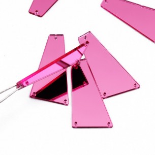 Sew on Mirror Drop Fuchsia... 2
