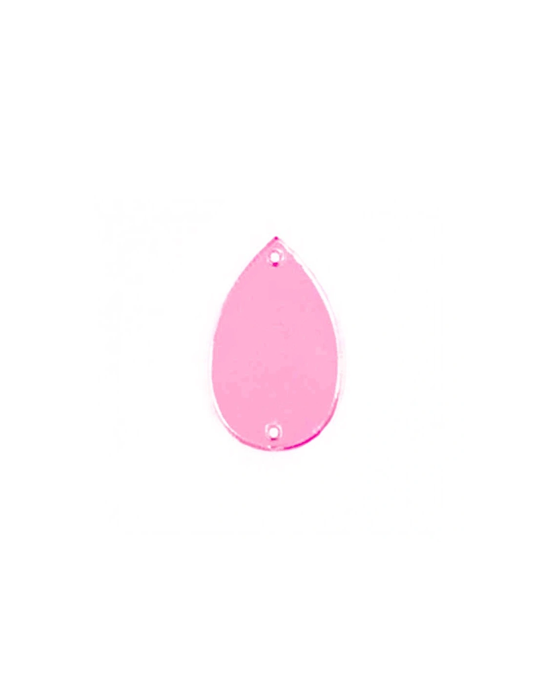 Sew on Mirror Drop Red 28x17 mm - 10 PZ - Sewing mirrors