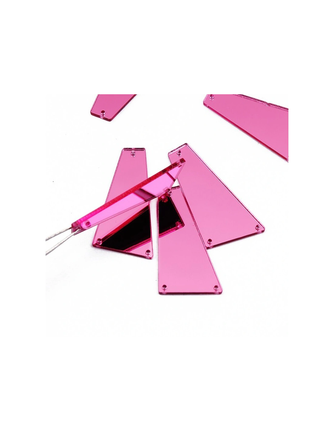 DETTAGLI Specchietto Tondo mm 23 Fuchsia - 10 PZ