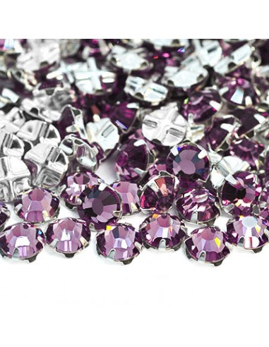 Rosetta GT Crystal ss 30 (mm 6,5) Lt. Amethyst-Silver - 24PZ