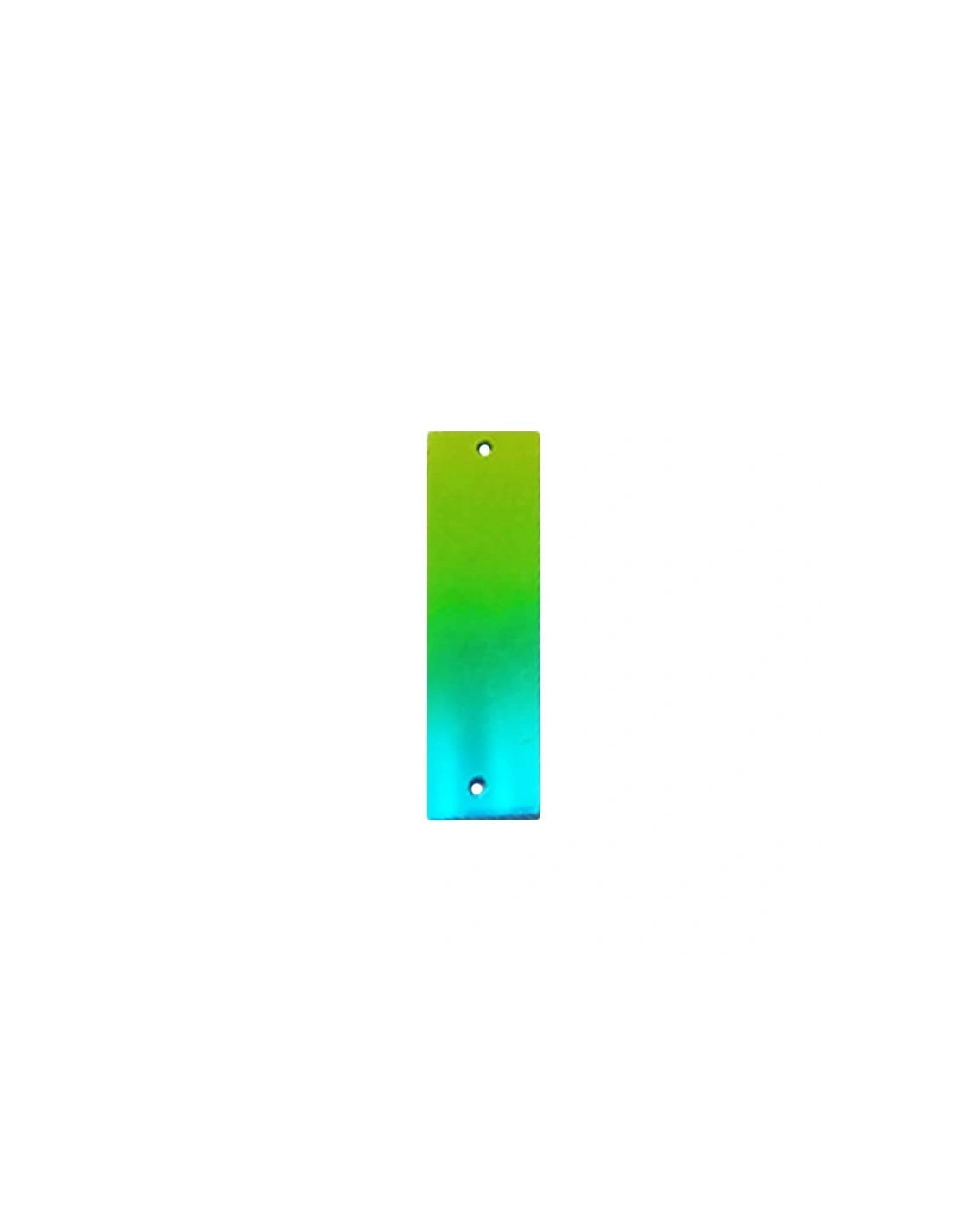Specchietto Rettangolo mm 10x35 Rainbow - 10PZ