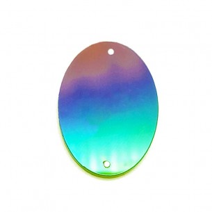 Sew on Mirrors Oval Rainbow... 2