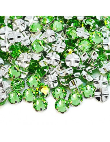 Rosetta GT Crystal ss 12 (mm 3,2) Peridot-Silver - 48PZ