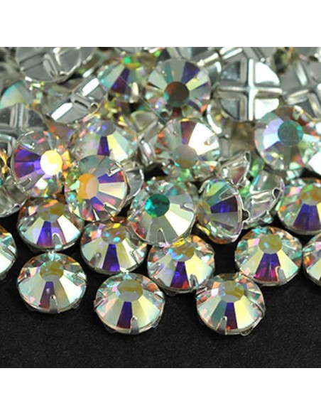 Rosetta GT Crystal ss 16 (mm 4,0) Crystal AB-Silver - 48PZ Rosetta GT Crystal ss 16 (mm 4,0) Crystal AB-Silver - 48PZ