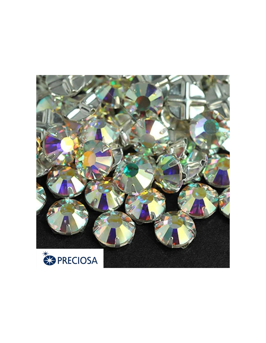 Rosetta Preciosa ss 34 Crystal AB-Silver - 24PZ