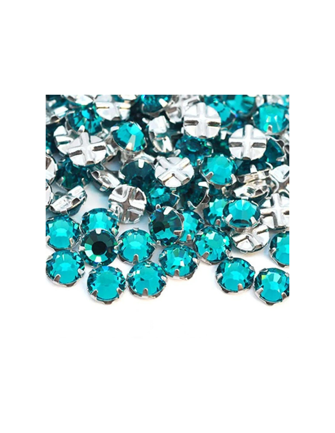 Rosetta GT Crystal ss 20 (mm 4,8) Blu Zircon-Silver - 48PZ