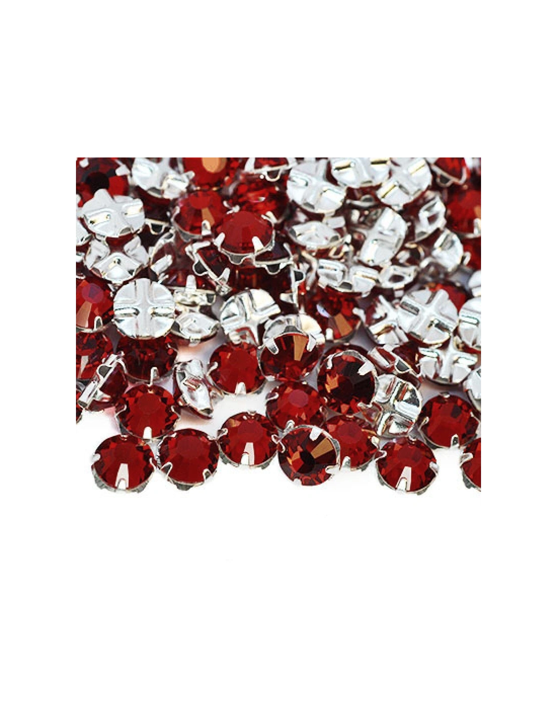 Rosetta GT Crystal ss 20 (mm 4,8) Siam-Silver - 48PZ